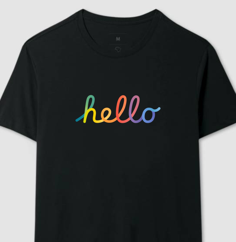 Camiseta - Hello