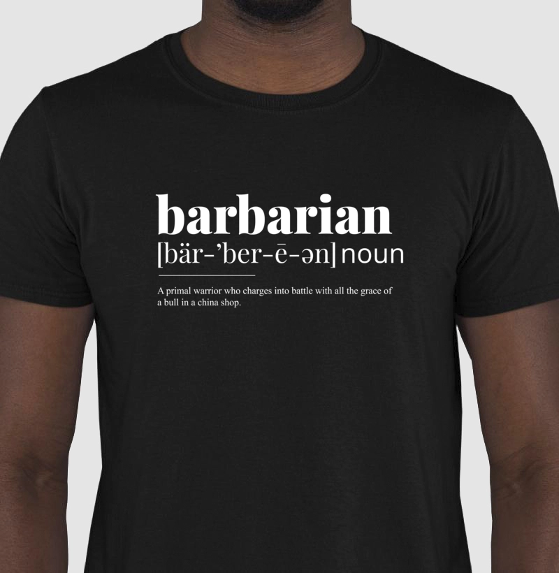 Camiseta Barbarian