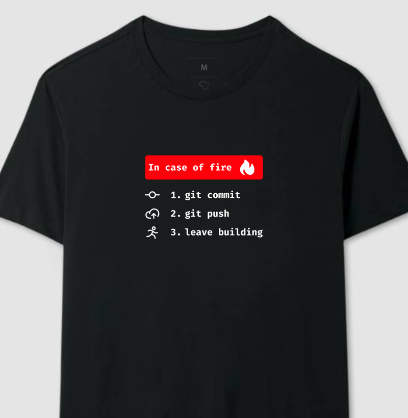 Camiseta - Git Fire