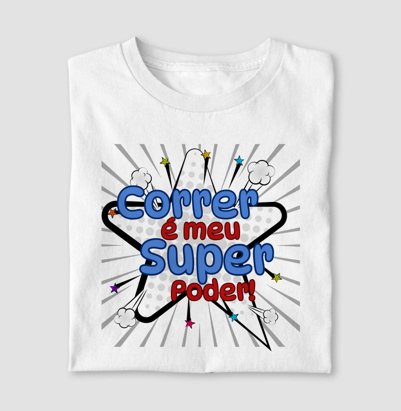 Correr é meu super poder!