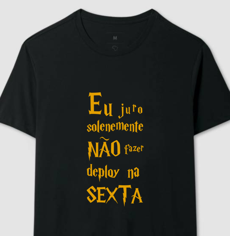 Camiseta - Eu juro solenemente