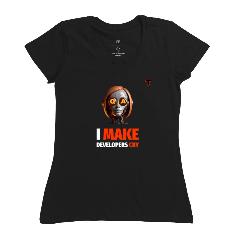 Camiseta - I Make Developers Cry Fem