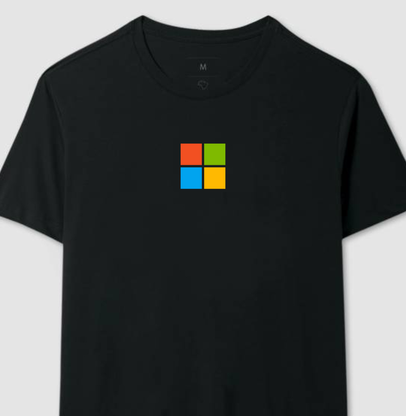 Camiseta - Microsoft