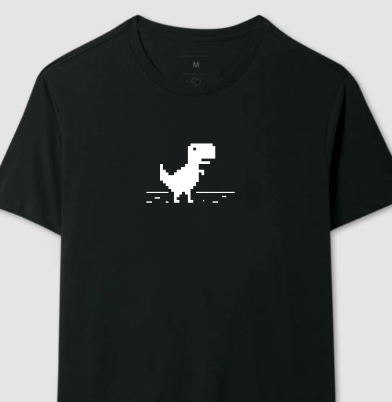 Camiseta - Chrome Offline Dino