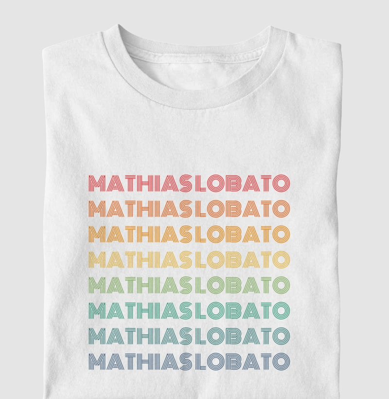 Mathias Lobato Letreiro Retrô