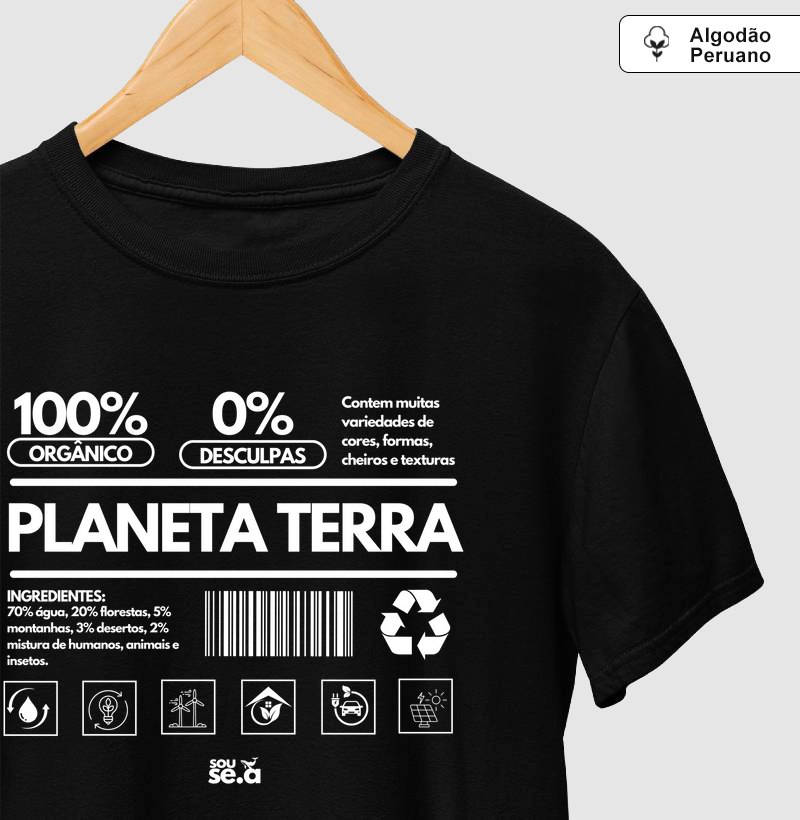 Rótulo Planeta Terra
