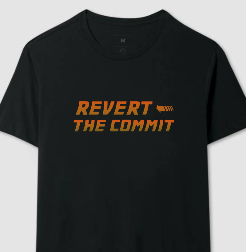 Camiseta - Revert The Commit