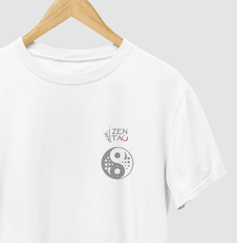 Yin-Yang: stoned logo – cor cinza (versão de bolso)