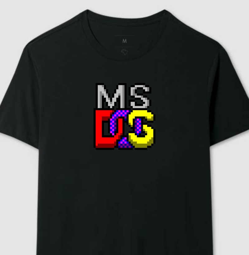 Camiseta - MS DOS