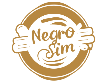 Sobre Negro Sim vestuários 