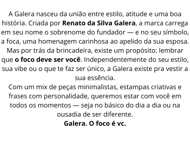 Sobre Use Galera