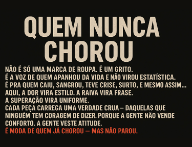 Sobre Quem Nunca Chorou